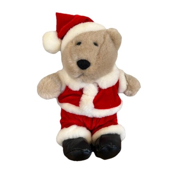 Starbucks Bearista Bear 10" Plush Santa Christmas 12th Edition Stuffed 2000 - Picture 1 of 7